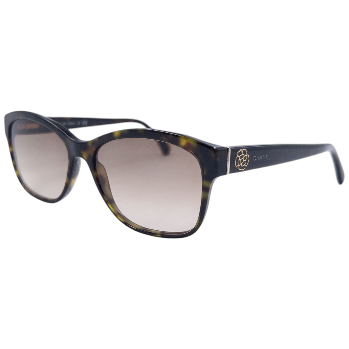Vintage 2000s Chanel Tortoise Shell Sunglasses