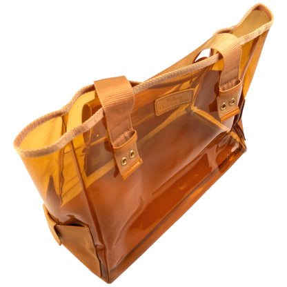 Vintage Dior Vinyl Tote Shoulder Bag