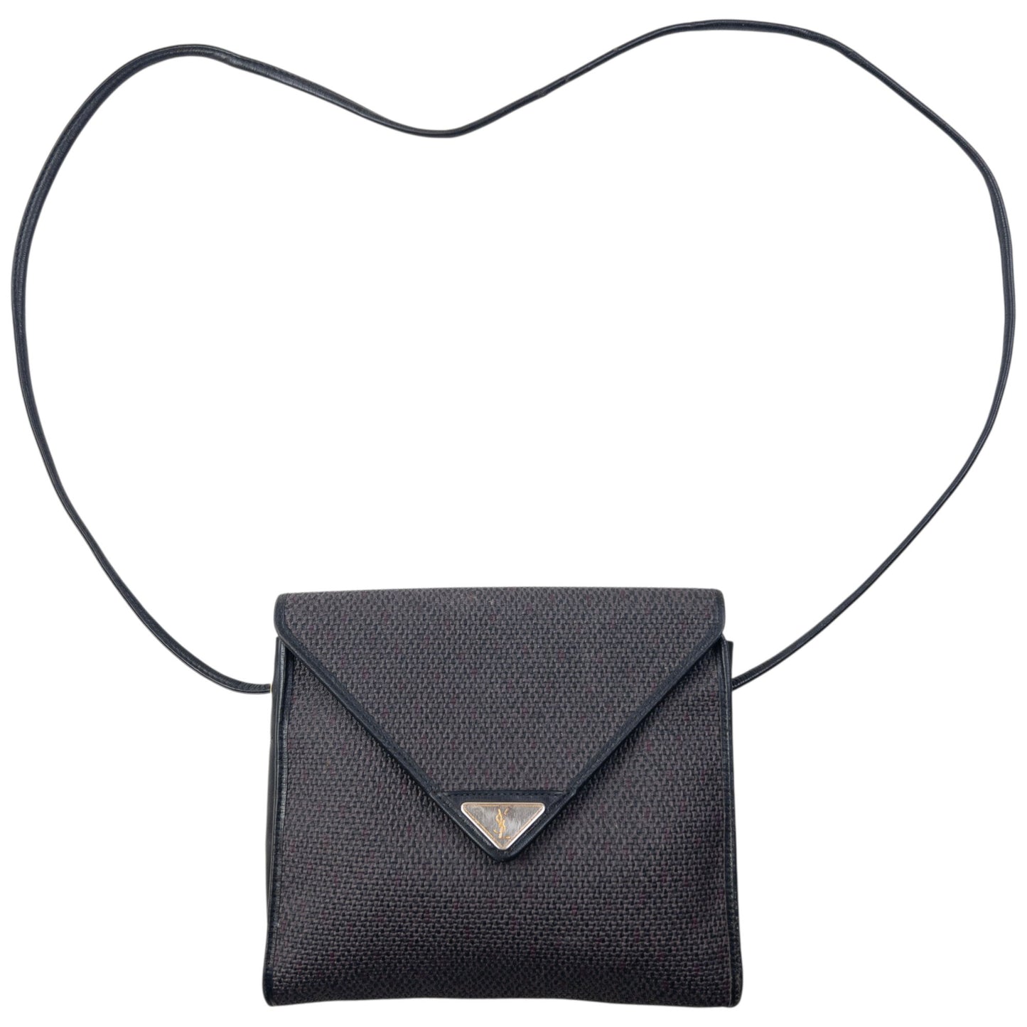 Vintage 80s YSL Yves Saint Laurent Woven Crossbody Bag