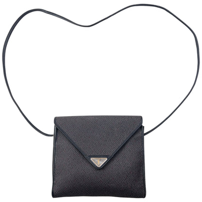 Vintage 80s YSL Yves Saint Laurent Woven Crossbody Bag