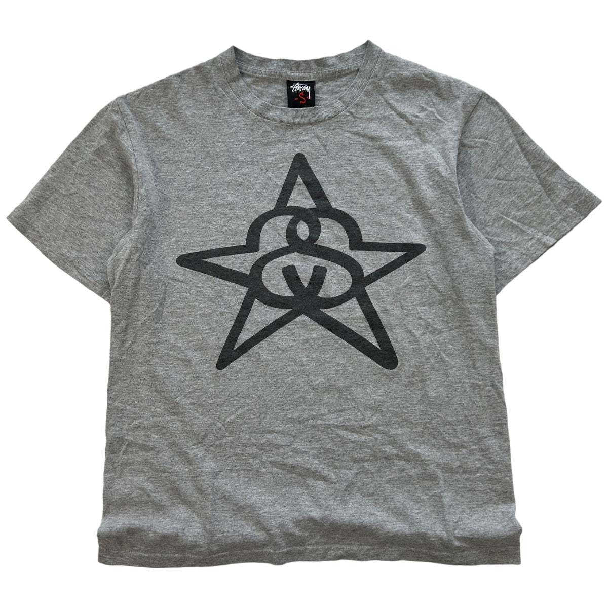 Vintage Stussy Star Logo T-Shirt Size S