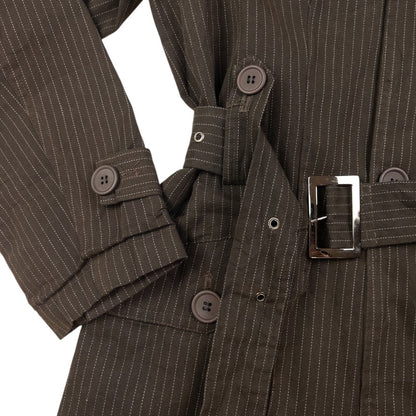 Vintage PPFM Belted Button Up Jacket Size L