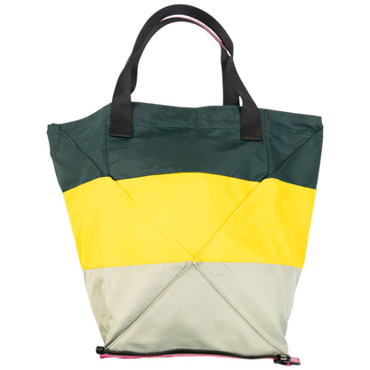 Vintage 2000s Pleats Please By Issey Miyake Packable Tote Handbag