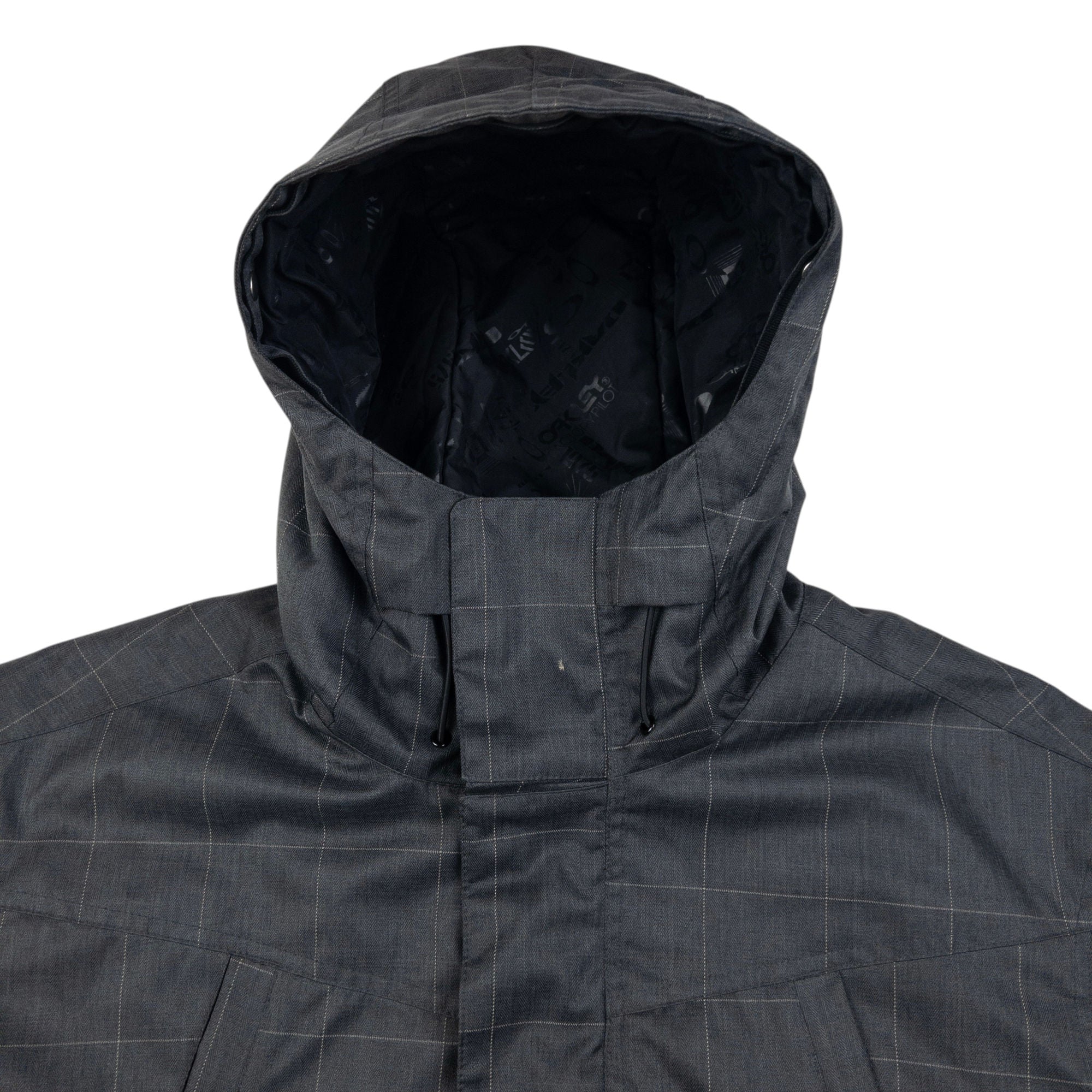 Vintage Oakley Checkered Zip Up Jacket Size L