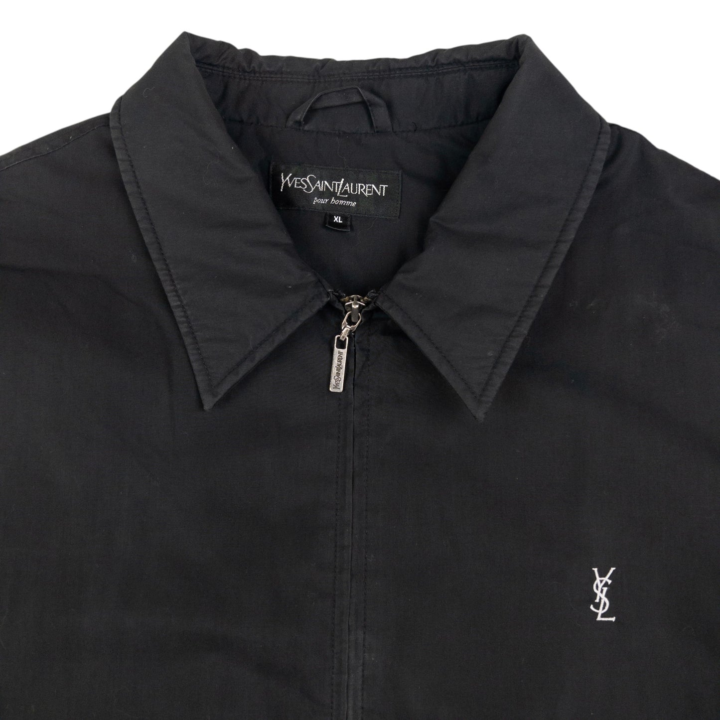 Vintage YSL Yves Saint Laurent Padded Zip Up Jacket Size XL