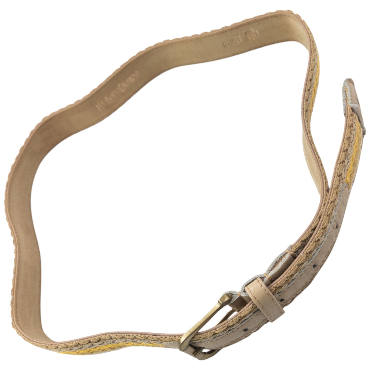 Vintage 90s YSL Yves Saint Laurent Woven Belt Size W30