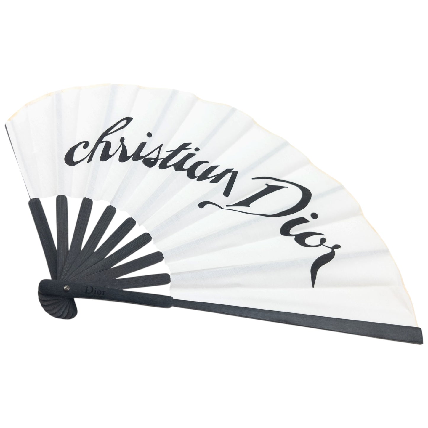 Vintage 2000s Dior Asymmetric Hand Fan