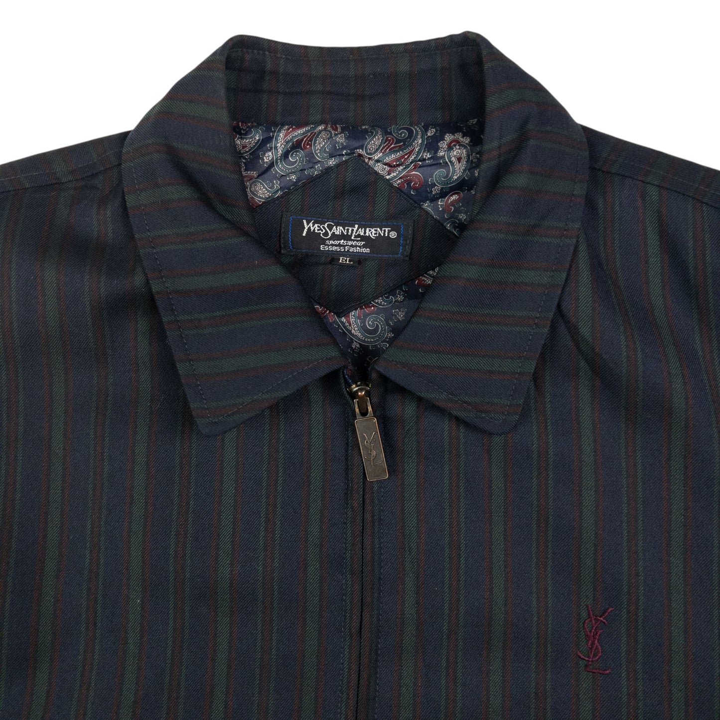 Vintage YSL Yves Saint Laurent Harrington Jacket Size L