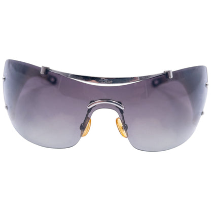 Vintage Dior Rimless Visor Sunglasses