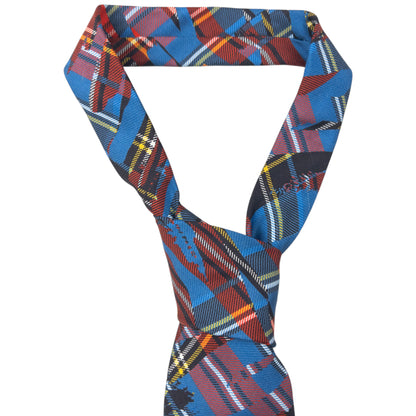 Vintage 2000s Vivienne Westwood Tartan Silk Tie