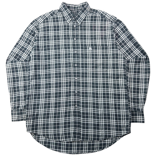 Vintage 2000s Burberry Nova Check Long Sleeve Button Up Shirt Size L