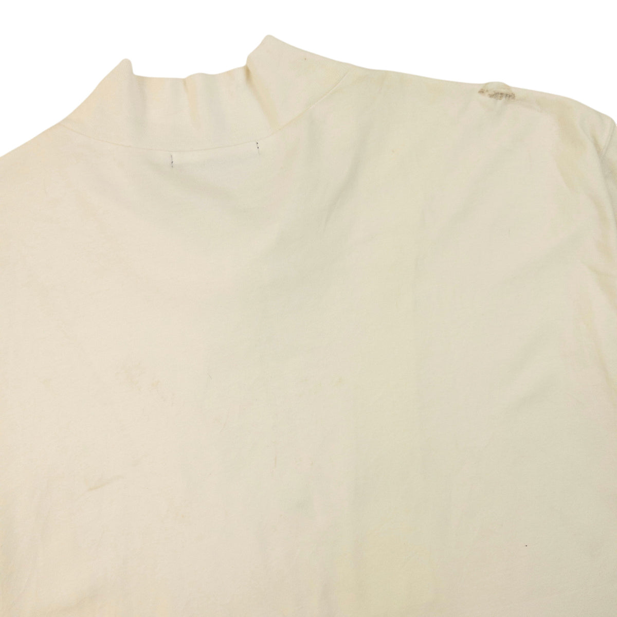 Vintage 2000s Issey Miyake White Label Q Zip T Shirt Size S