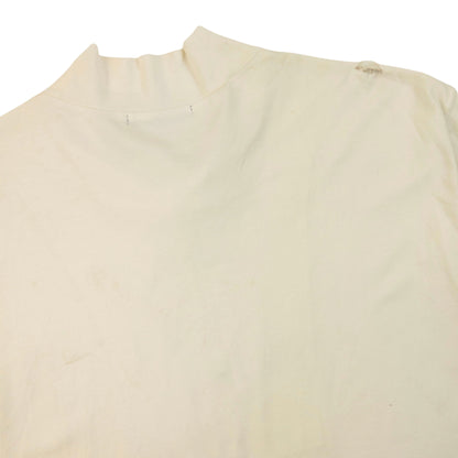 Vintage 2000s Issey Miyake White Label Q Zip T Shirt Size S