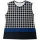 Vintage Issey Miyake Checkered Stretch Vest Top Womens Size S