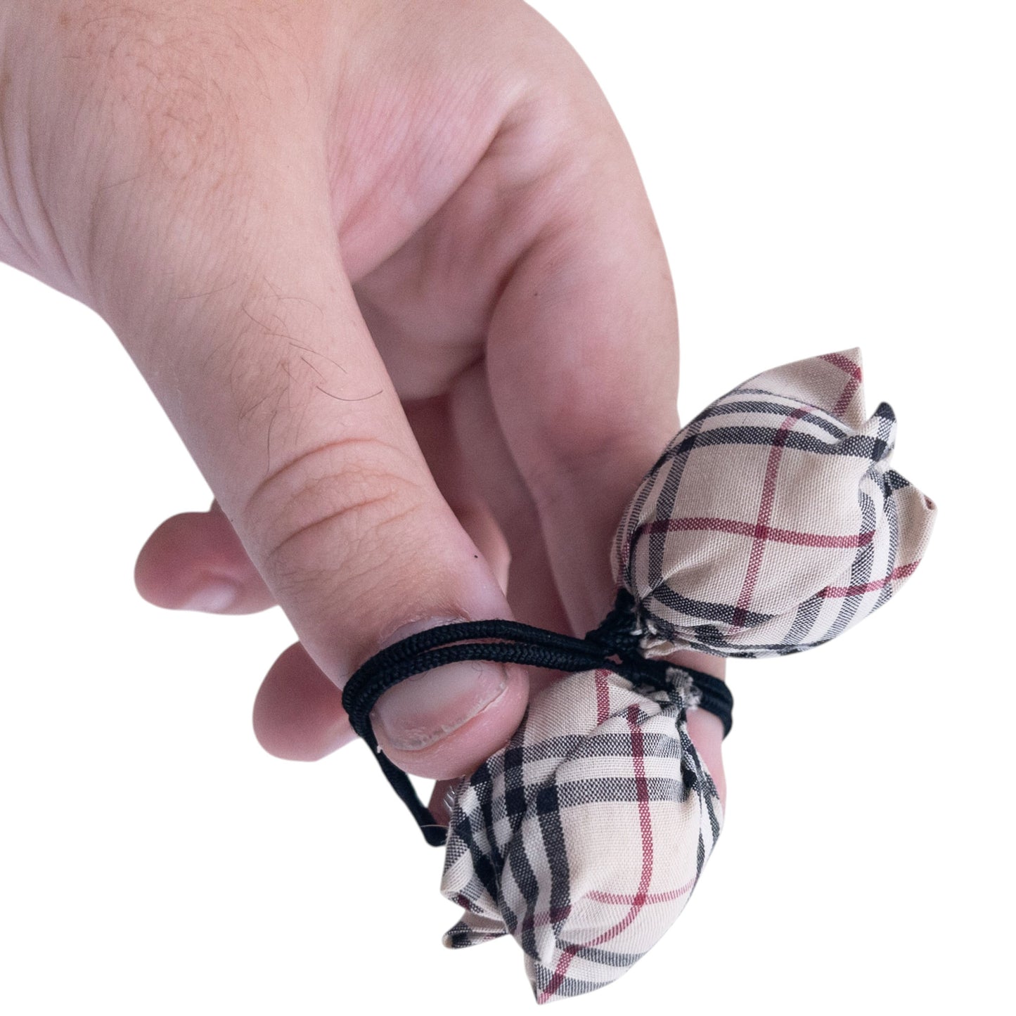 Vintage 2000s Burberry Nova Check Bobble Hair Ties
