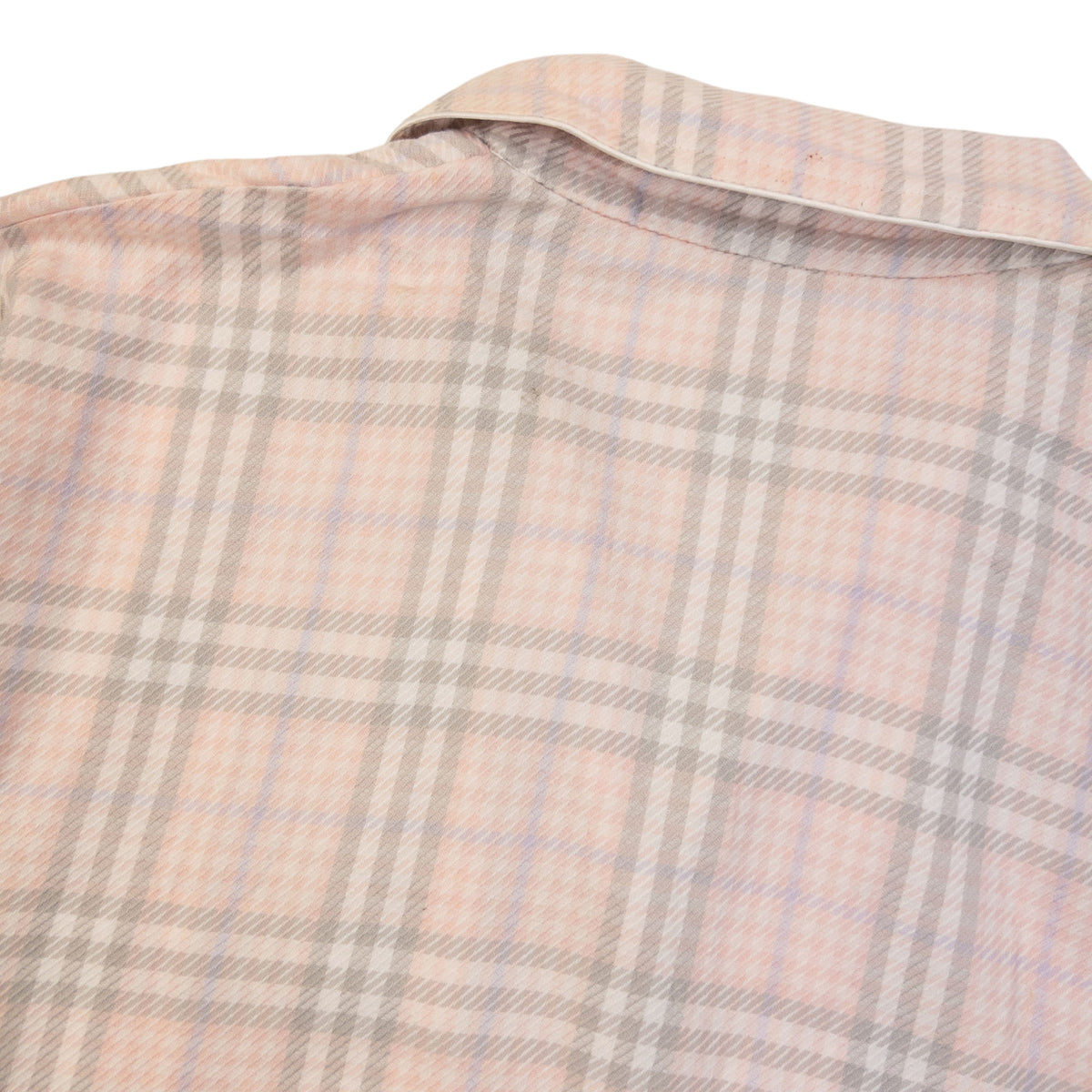 Vintage 2000s Burberry Nova Check Long Sleeve Button Up Pyjama Shirt Womens Size L
