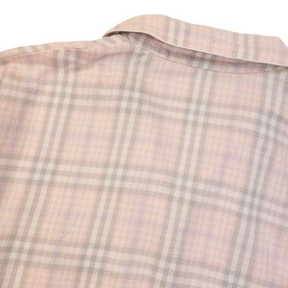 Vintage 2000s Burberry Nova Check Long Sleeve Button Up Pyjama Shirt Womens Size L