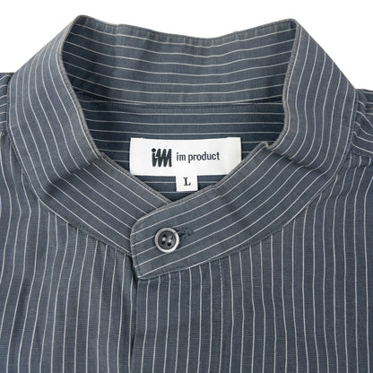 Vintage 90s Issey Miyake Striped Long Sleeve Button Up Shirt Size L