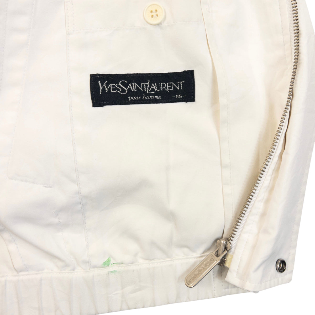 Vintage 90s YSL Yves Saint Laurent Harrington Jacket Size XS