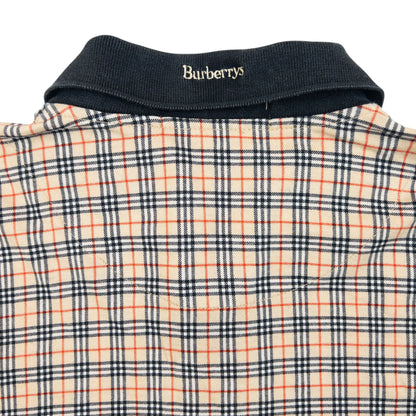 Vintage 90s Burberry Nova Check Polo Shirt Size L