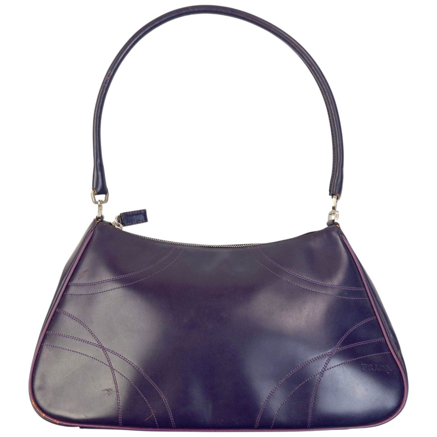 Vintage 2000s Prada Leather Shoulder Bag