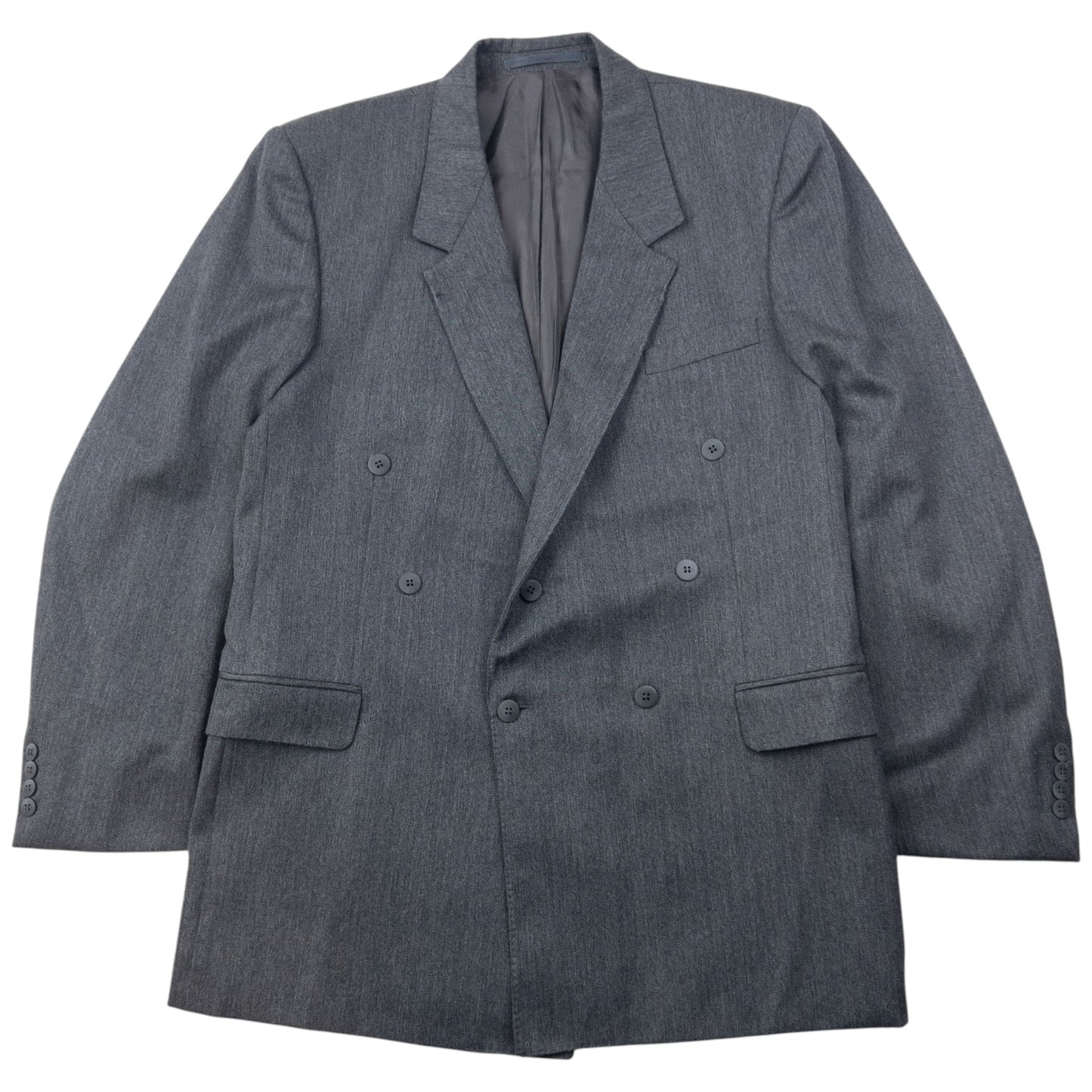 Vintage 80s YSL Yves Saint Laurent Jacket & Trousers Suit Set Size L