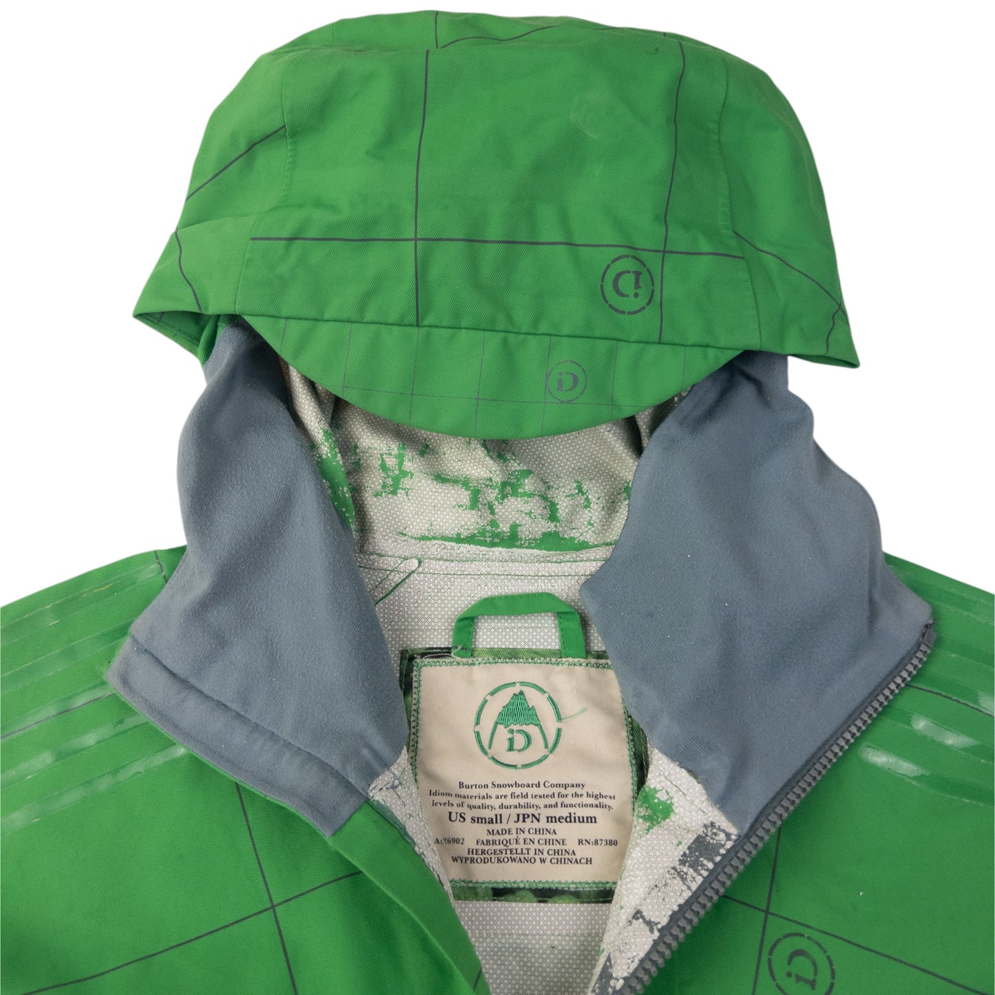 Vintage Burton iD Zip Up Jacket Size M