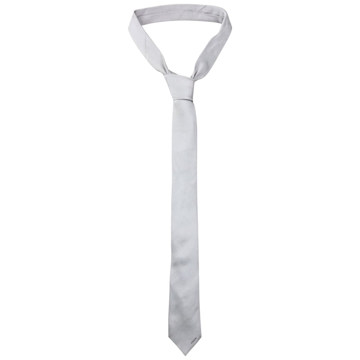 Vintage 2000s Prada Skinny Silk Tie