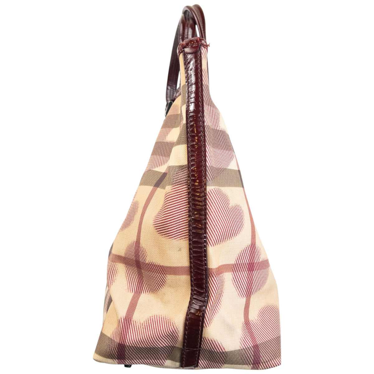 Vintage 2000s Burberry Nova Check Heart Shoulder Bag, photo 3