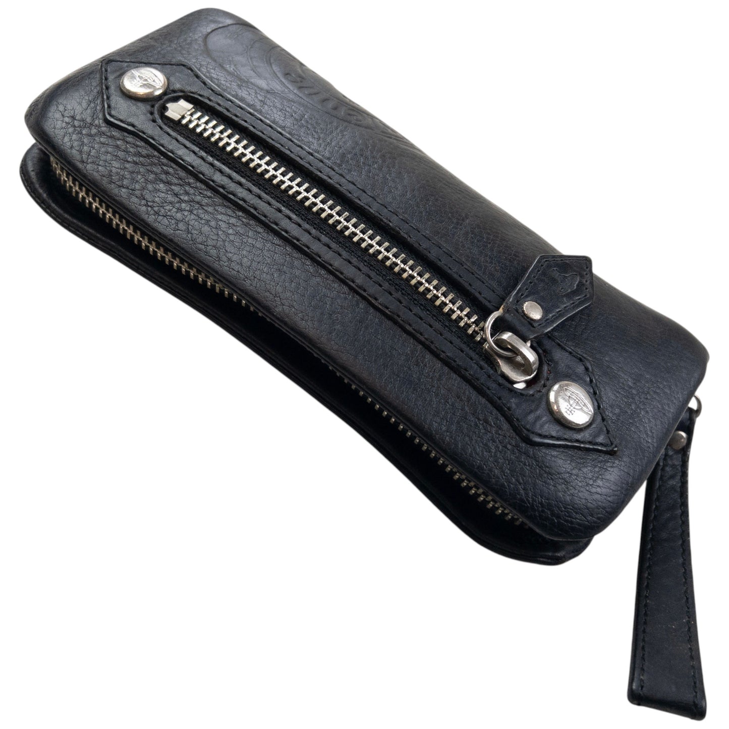 Vintage 2000s Vivienne Westwood Embossed Orb Leather Purse