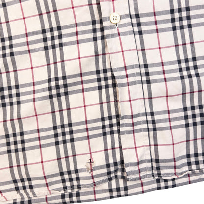 Vintage 2000s Burberry Nova Check Long Sleeve Button Up Shirt Size L