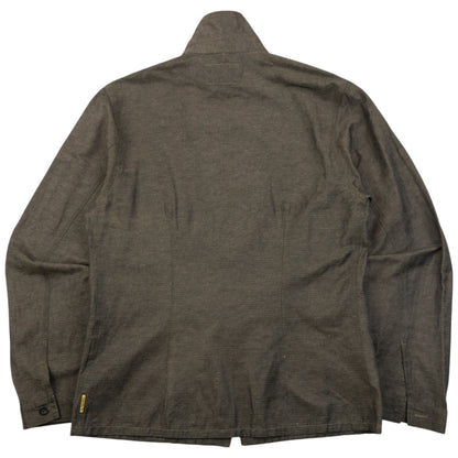 Vintage 2000s Armani Jeans Hemp Zip Up Jacket Size M