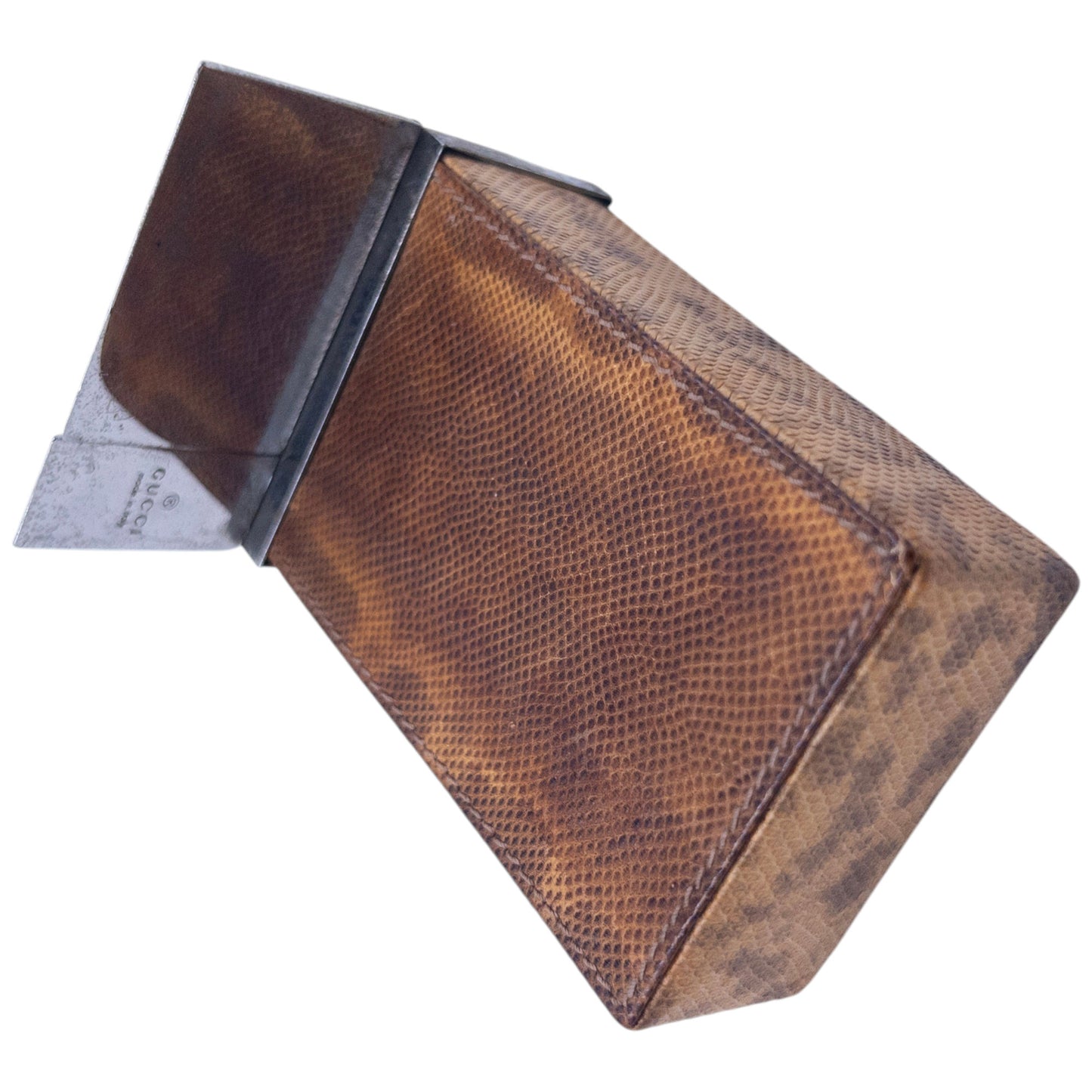 Vintage 2000s Gucci Snakeskin Cigarette Case