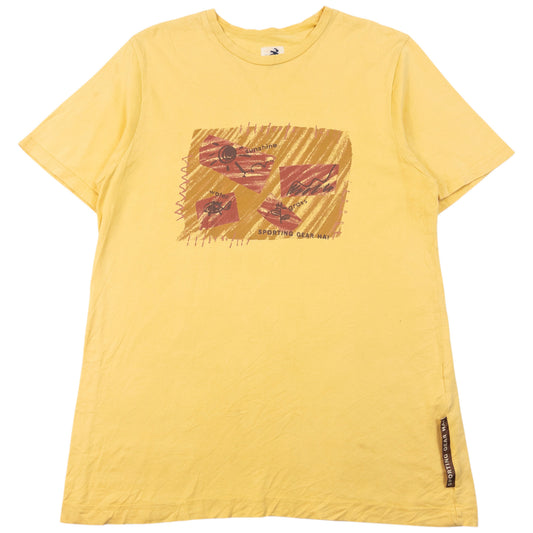 Vintage 90s Hai Sporting Gear By Issey Miyake Graphic T Shirt Size S