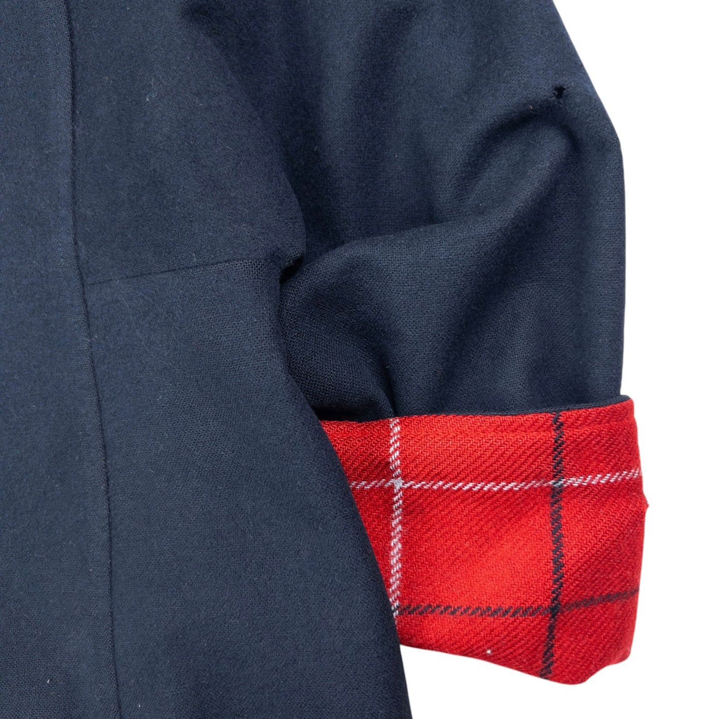 Vintage 90s Burberry Nova Check Lined Wool Jacket Size M