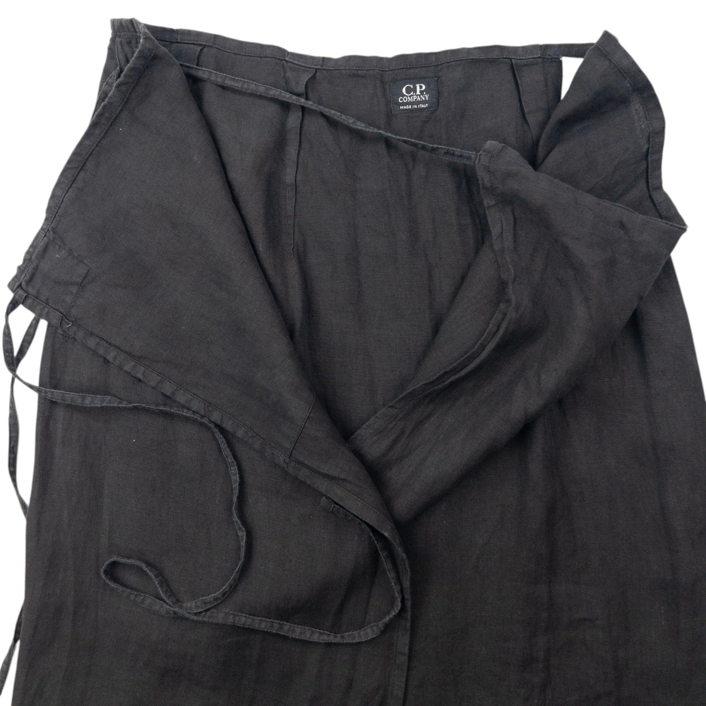 Vintage 2000 CP Company Linen Wrap Skirt Womens Size W28