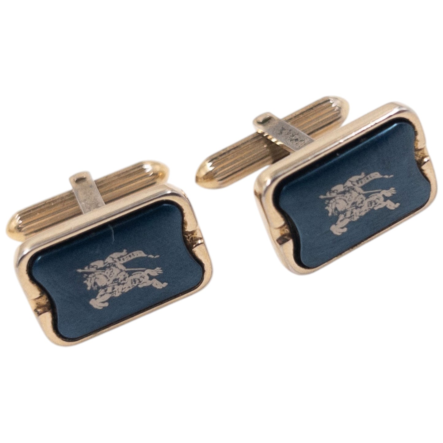 Vintage 2000s Burberry Logo Cuff Links