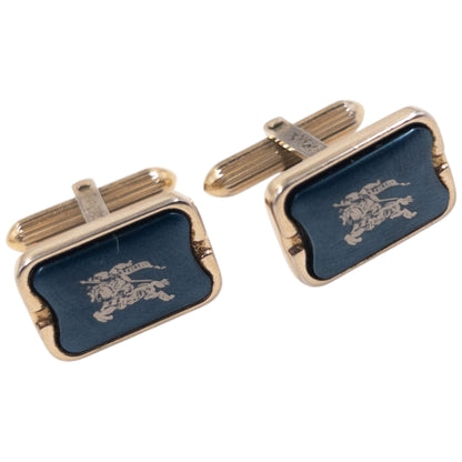 Vintage 2000s Burberry Logo Cuff Links