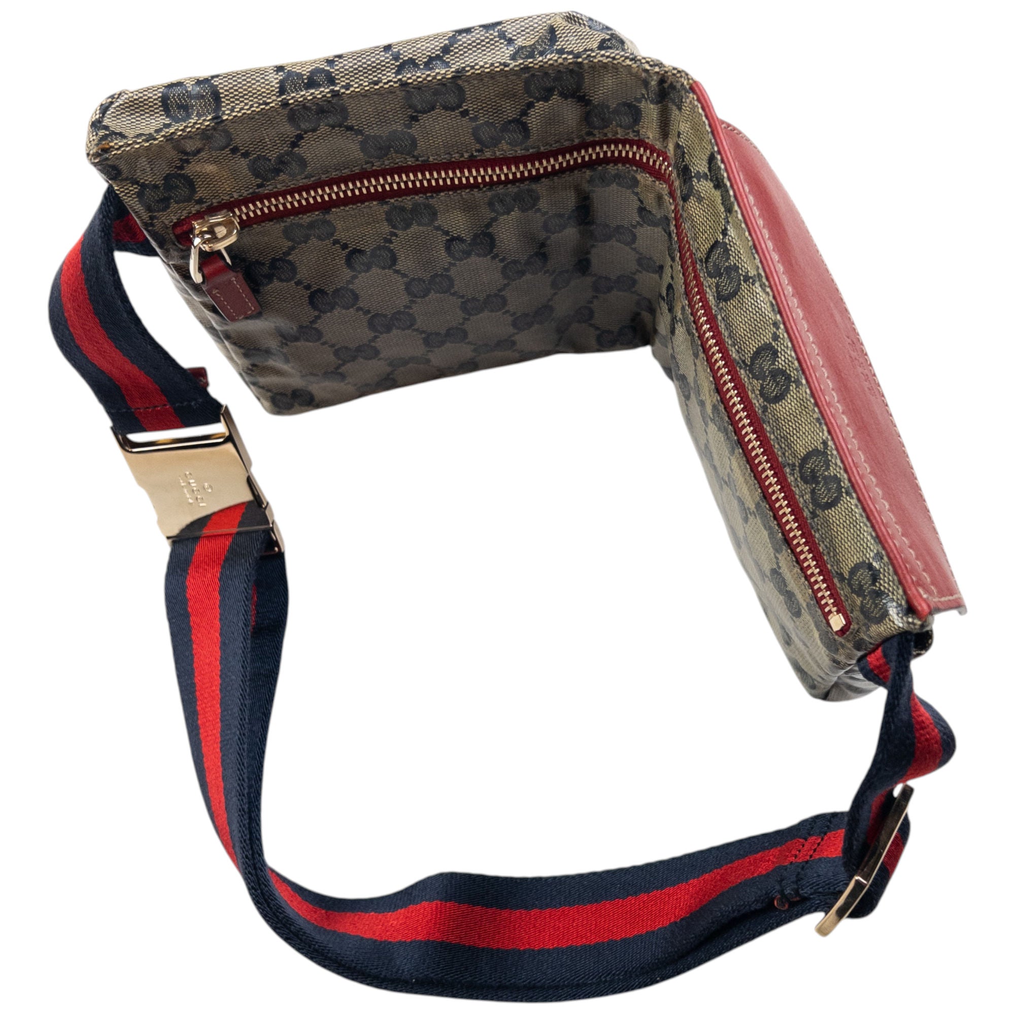 Vintage Gucci Monogram Crossbody Bag