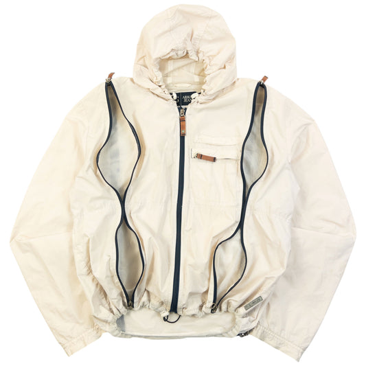 Vintage 2000s Armani Jeans Full Zip Ventilated Jacket Size S