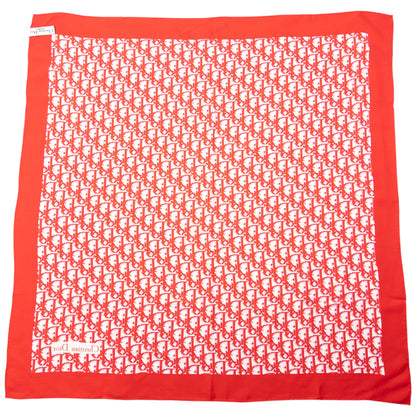 Vintage 90s Dior Monogram Pixel Silk Scarf