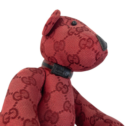 Vintage 2000s Gucci Monogram Dog Teddy Bear