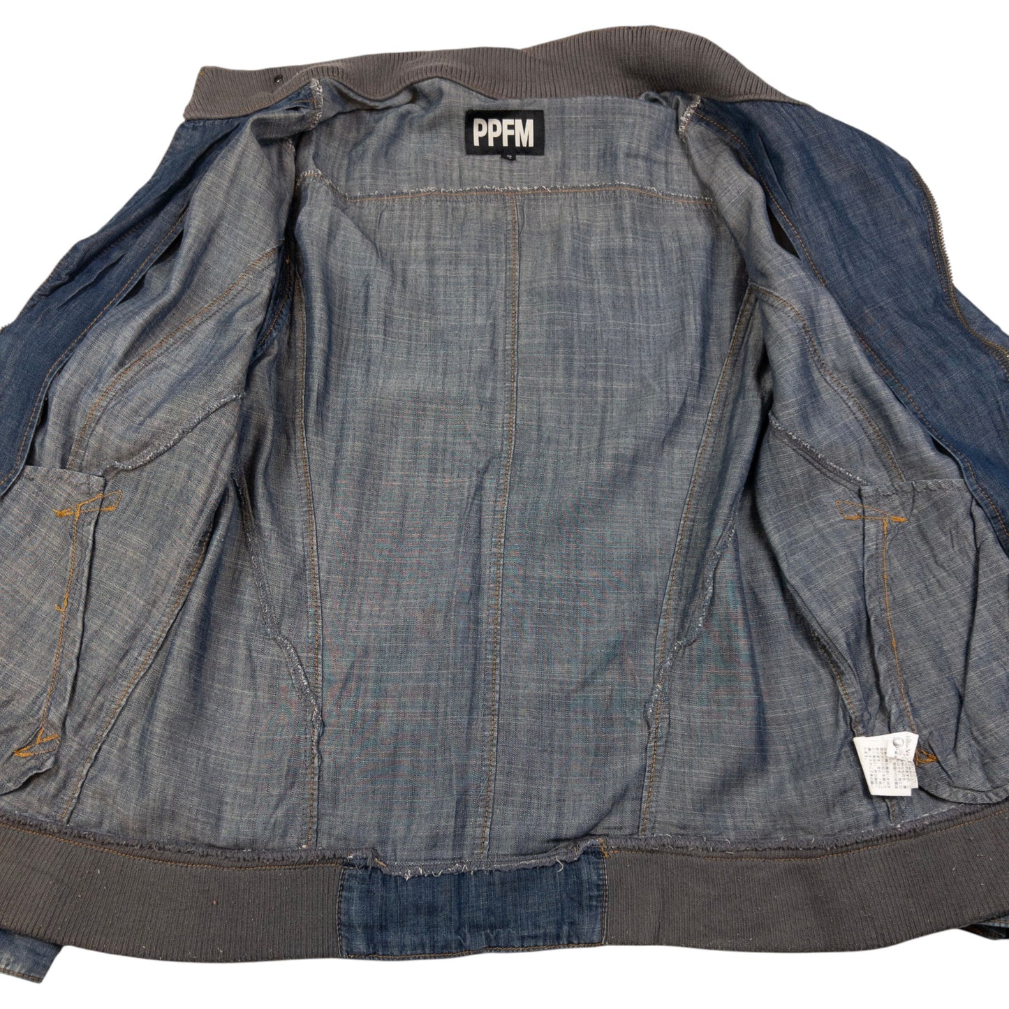 Vintage PPFM Lightweight Denim Jacket Womens Size S
