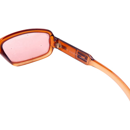 Vintage 90s Gucci Gradient Sunglasses in orange, photo 6