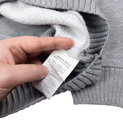 Vintage Armani Jeans Half Zip Jumper Size M