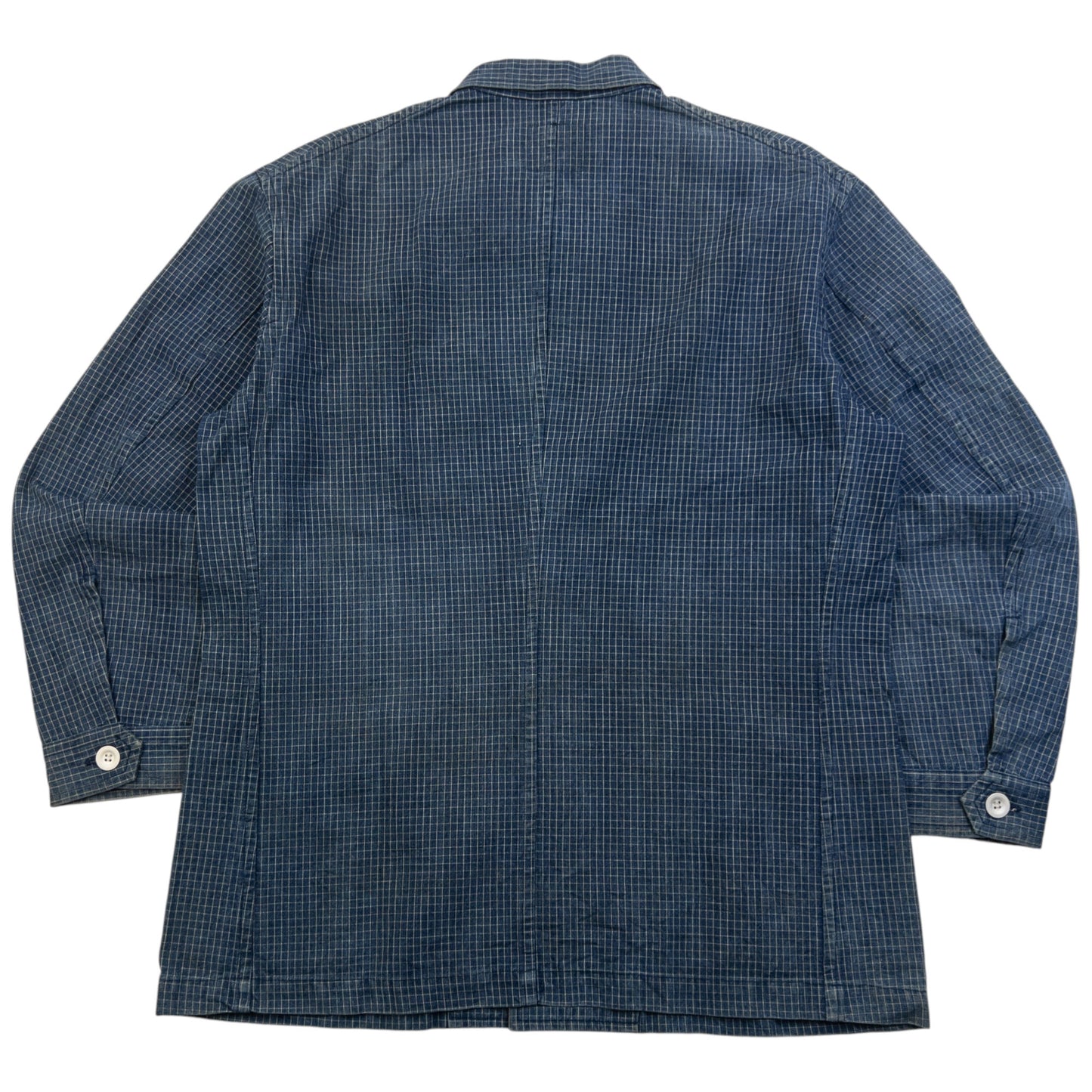 Vintage 90s Yohji Yamamoto Checkered Denim Jacket Size S