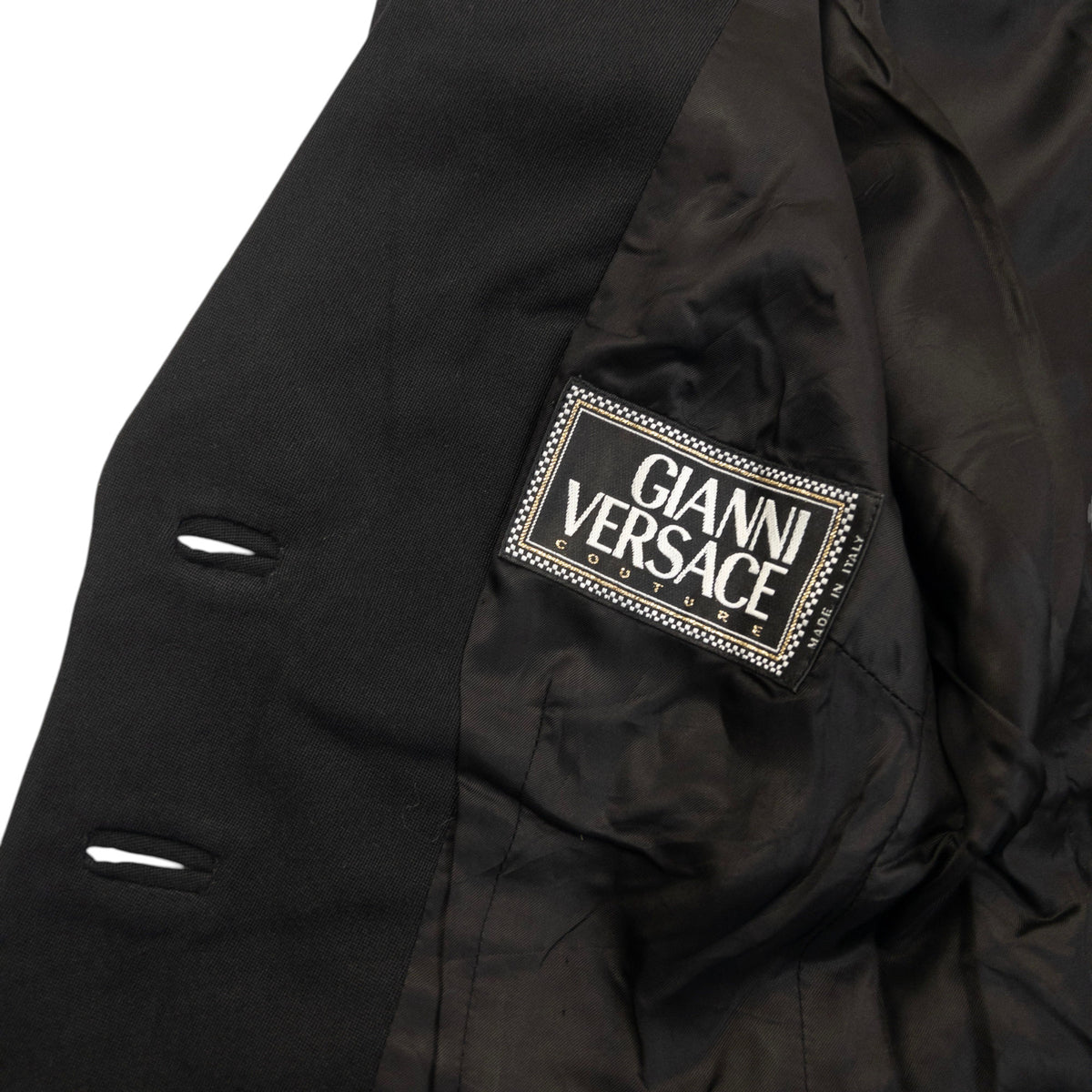 Vintage 90s Gianni Versace Couture Button Up Jacket Womens Size S