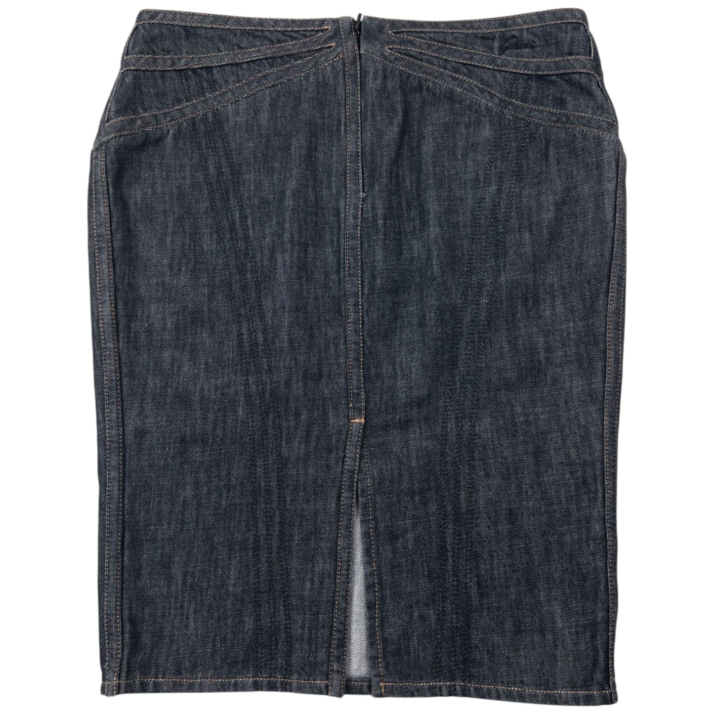 Vintage 2002 Gucci By Tom Ford Denim Skirt Womens Size W29