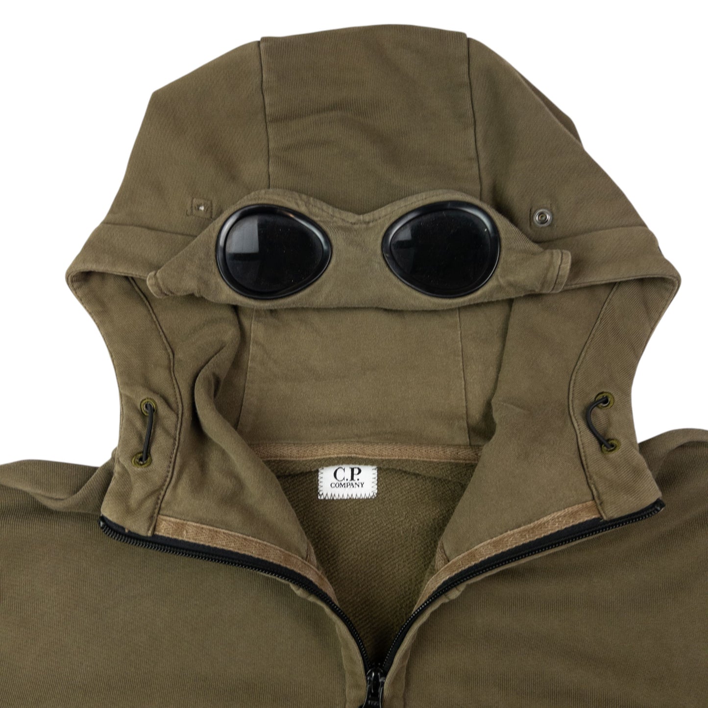 Vintage CP Company Goggle Hood Zip Up Hoodie Size XL