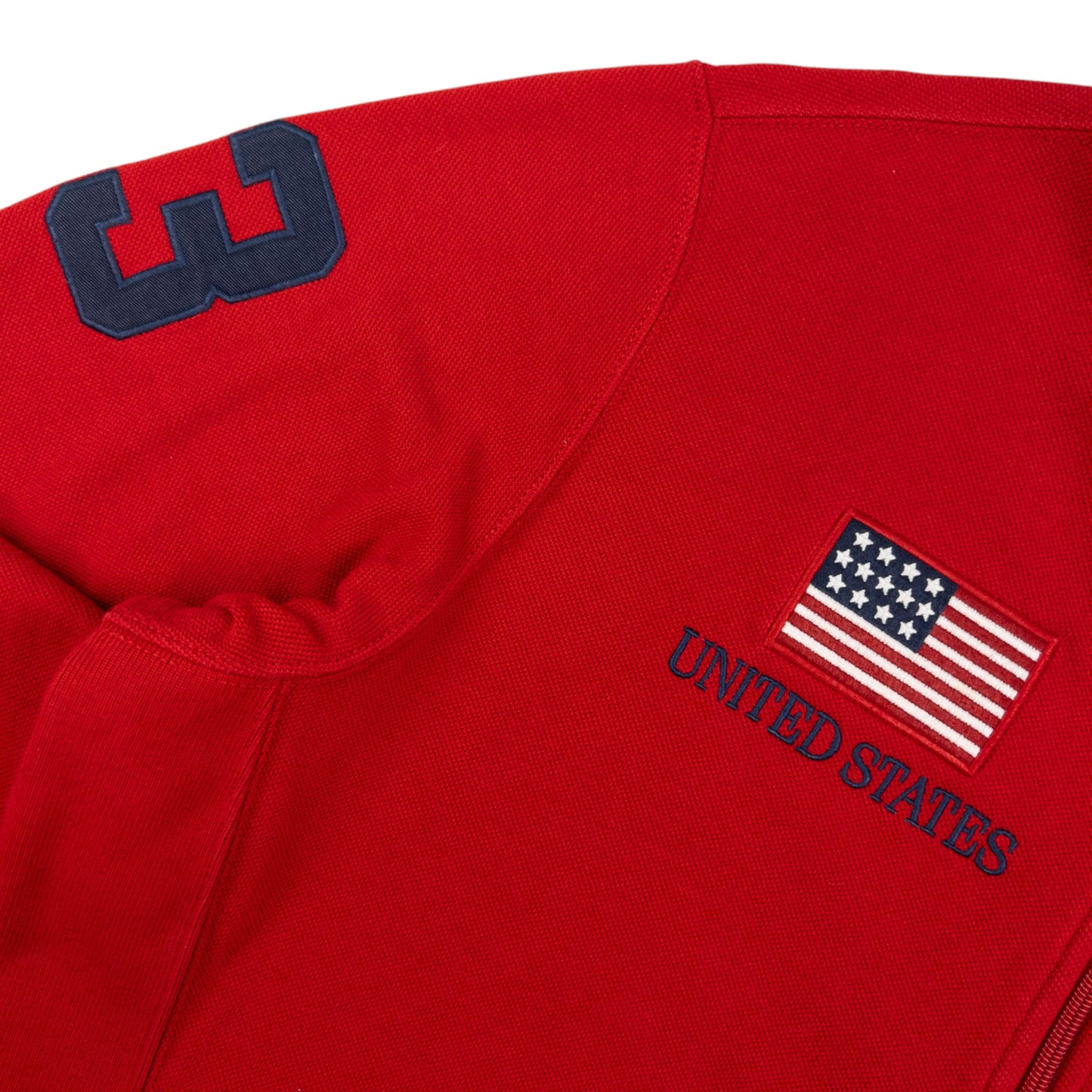 Vintage Polo Ralph Lauren USA Zip Up Sweatshirt Size L